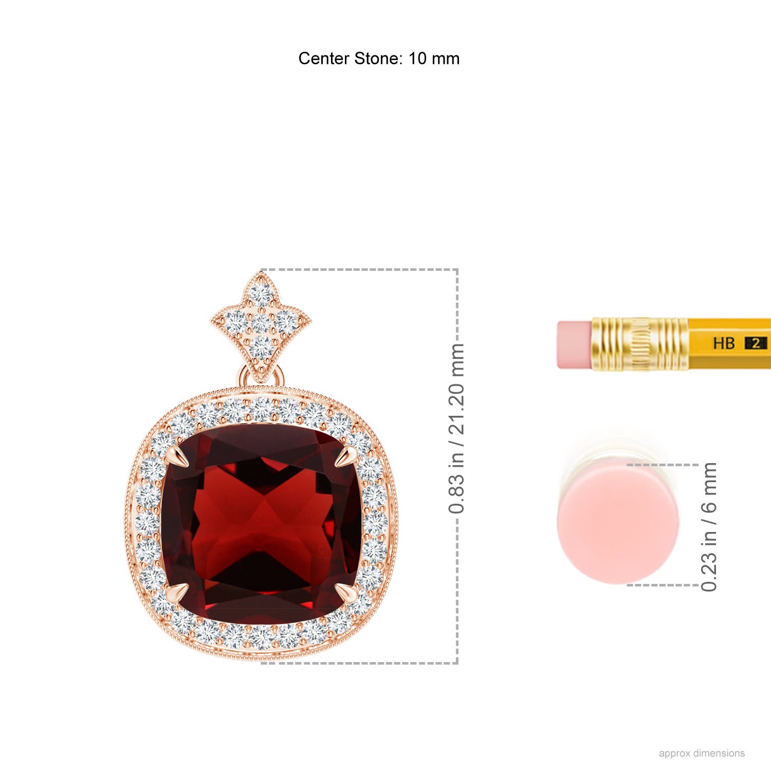 AAA - Garnet / 4.47 CT / 14 KT Rose Gold