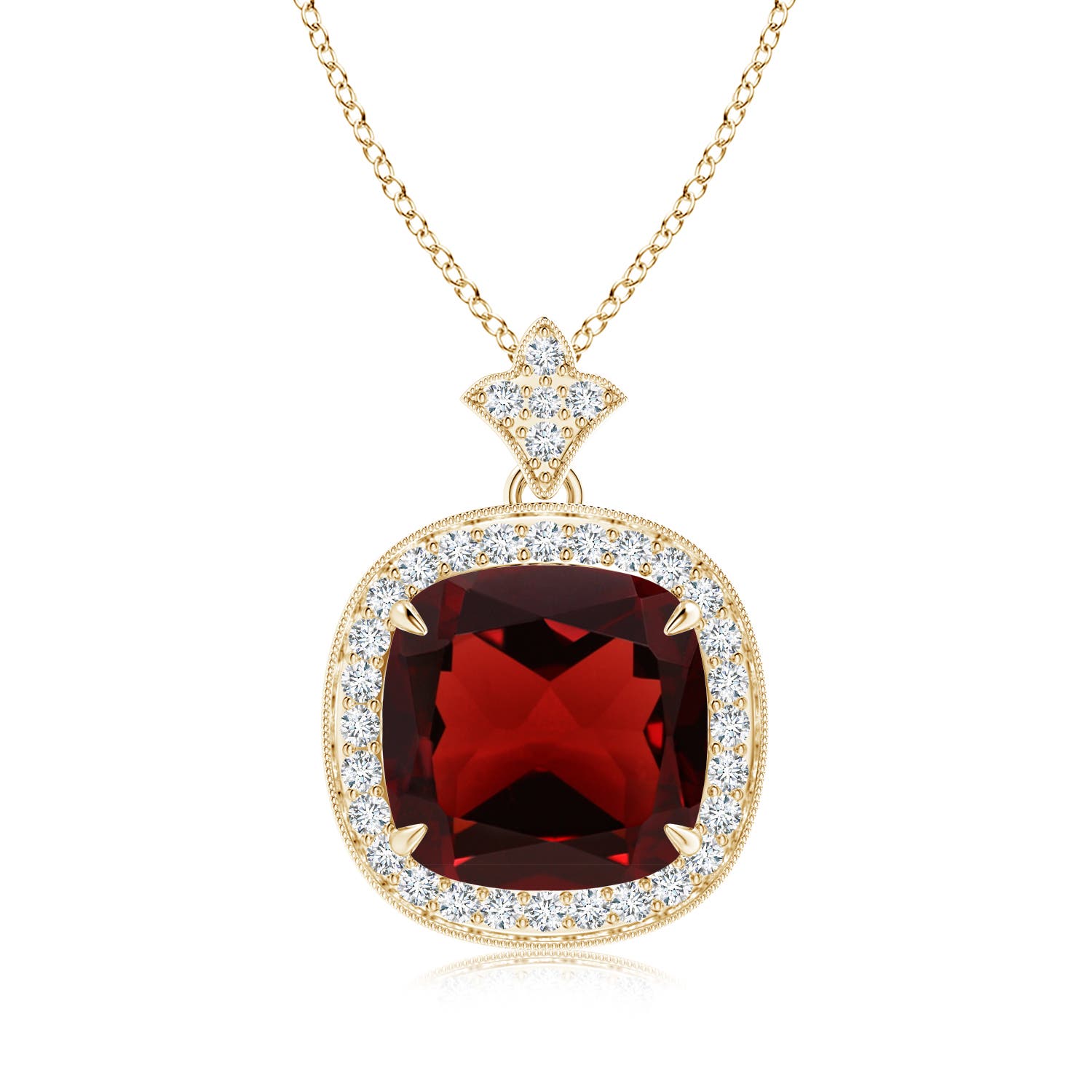 AAA - Garnet / 4.47 CT / 14 KT Yellow Gold