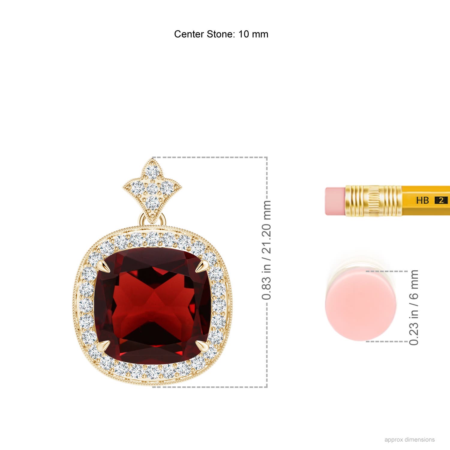 AAA - Garnet / 4.47 CT / 14 KT Yellow Gold