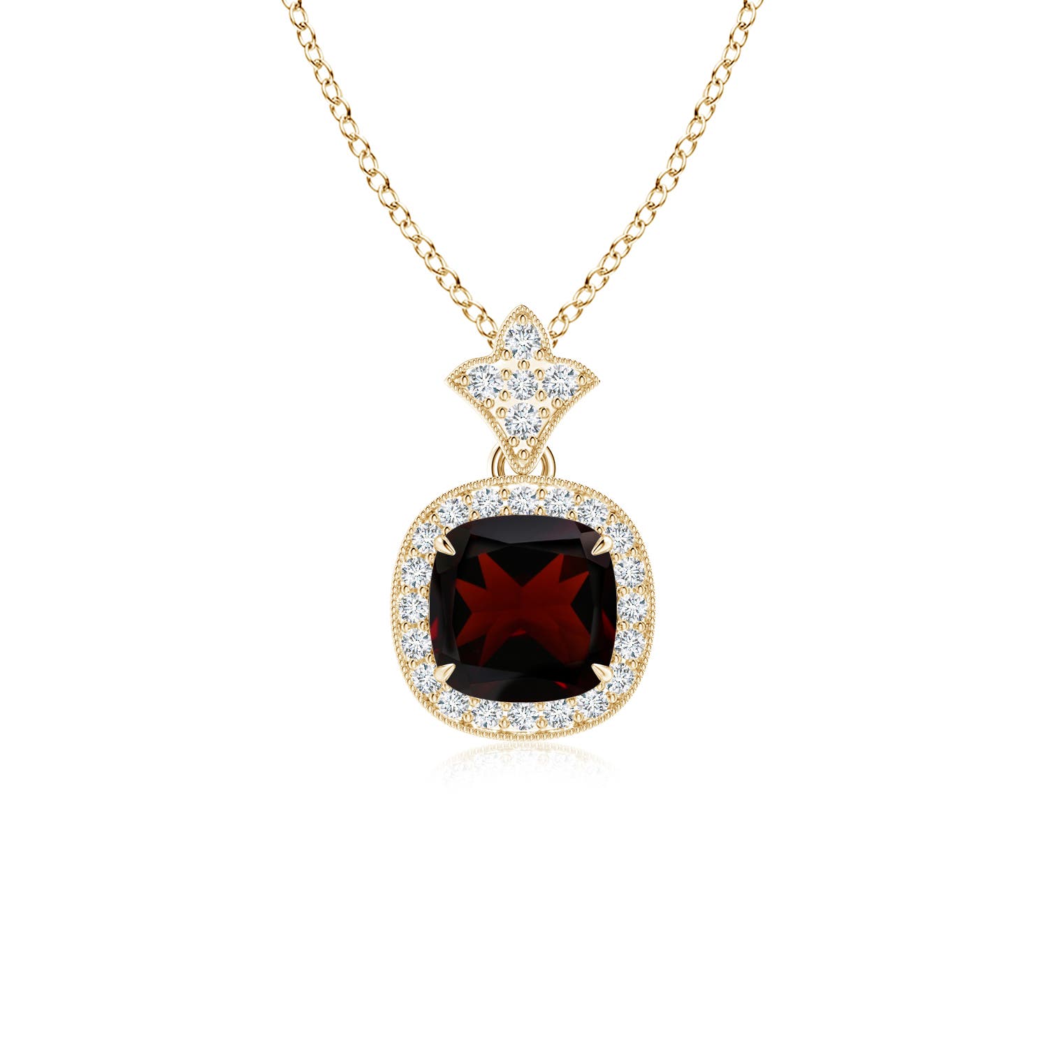 A - Garnet / 1.38 CT / 14 KT Yellow Gold