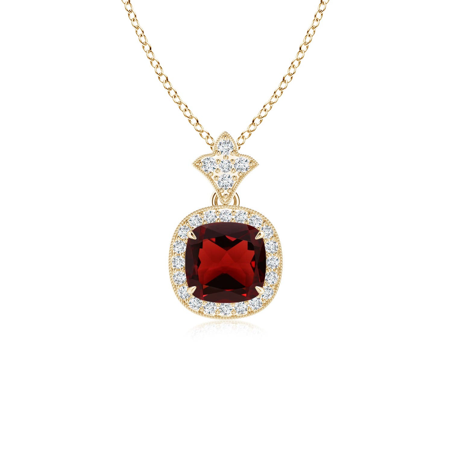 AAA - Garnet / 1.38 CT / 14 KT Yellow Gold