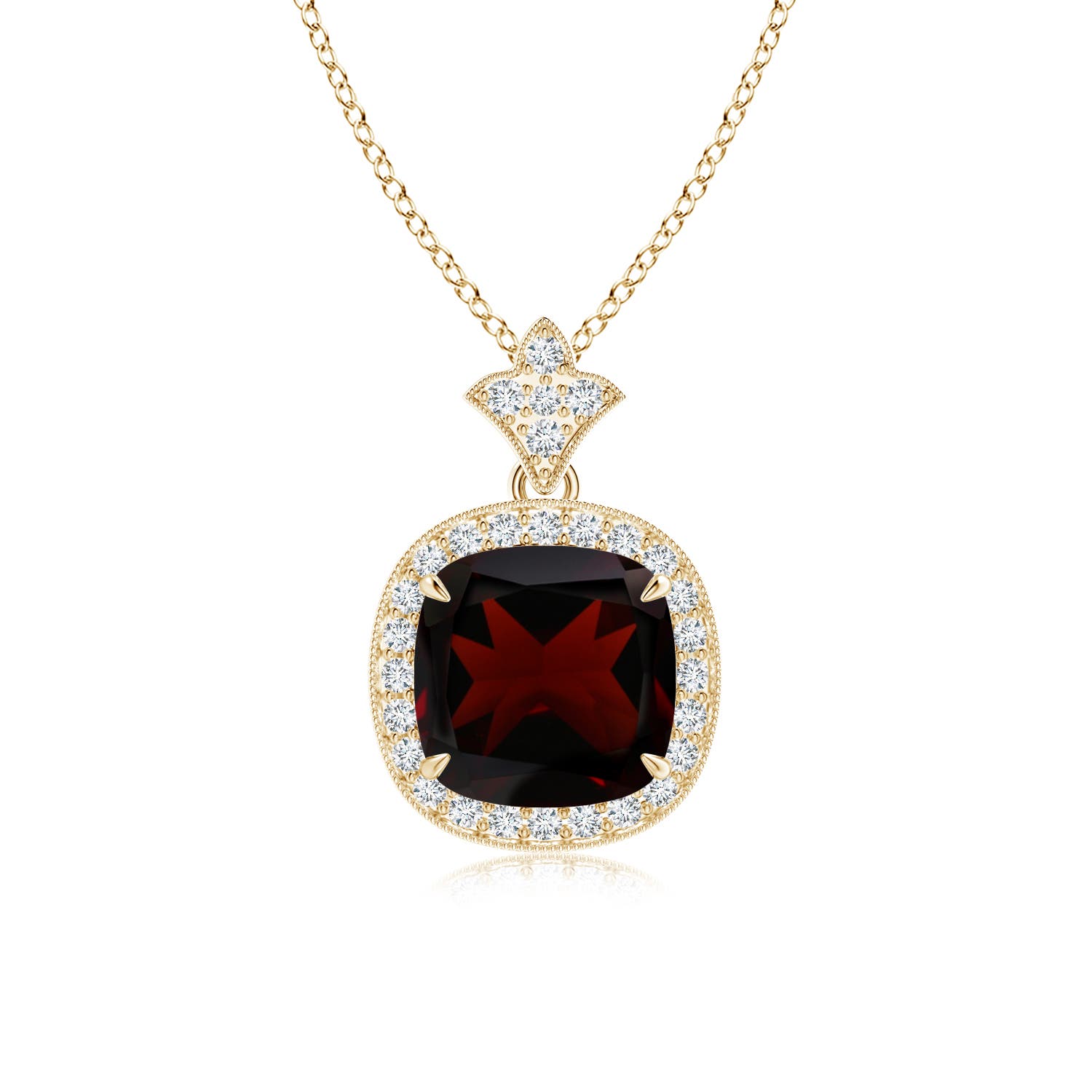 A - Garnet / 2.68 CT / 14 KT Yellow Gold