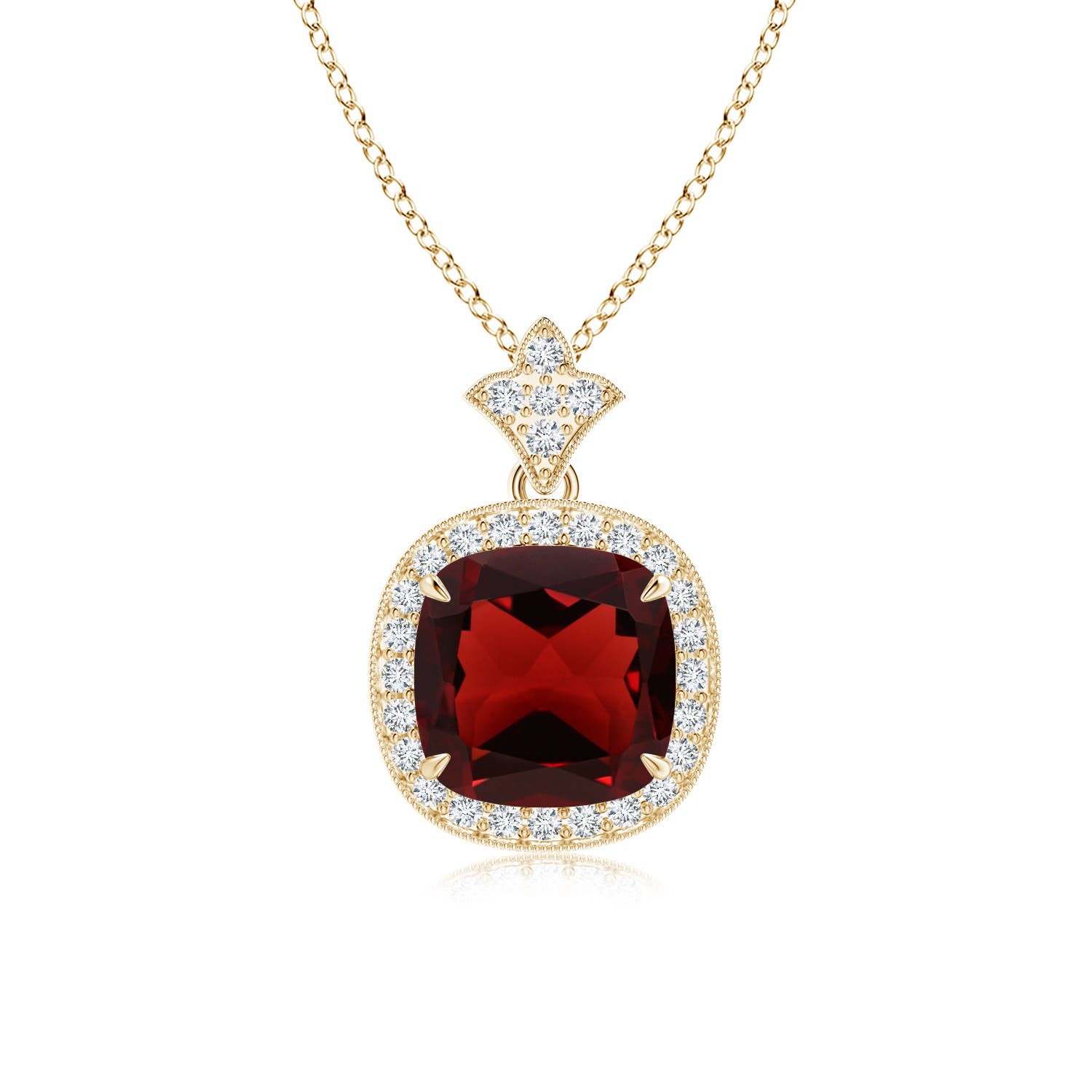 AAA - Garnet / 2.68 CT / 14 KT Yellow Gold