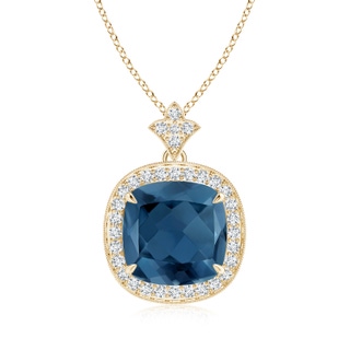 Cushion A London Blue Topaz