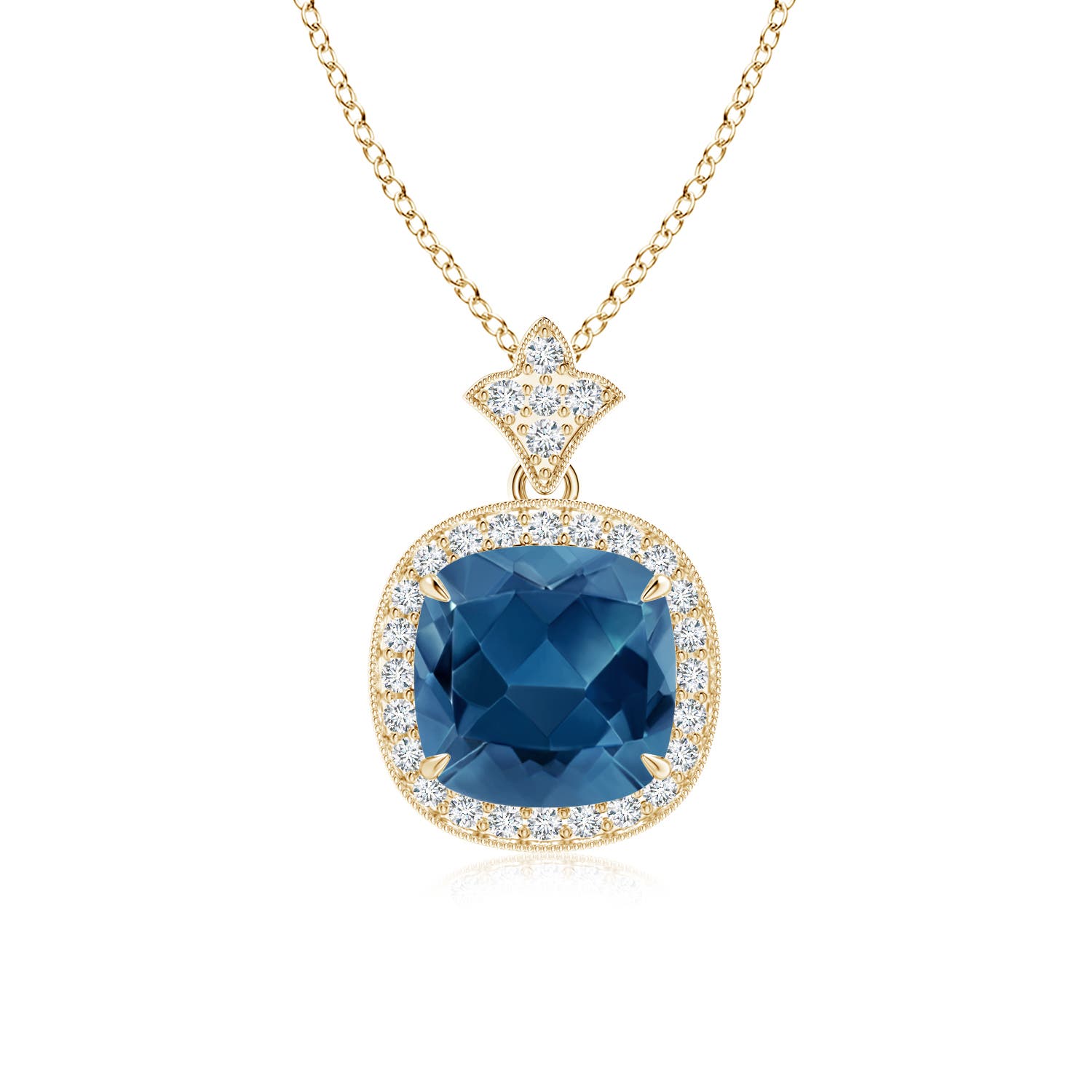 AA - London Blue Topaz / 2.68 CT / 14 KT Yellow Gold