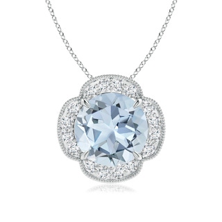 Round A Aquamarine
