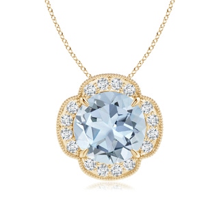 Round A Aquamarine