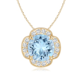 Round AAA Aquamarine