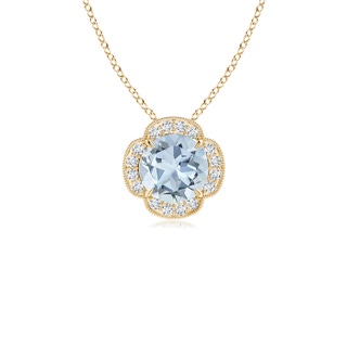 Round A Aquamarine