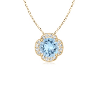 Round AAA Aquamarine