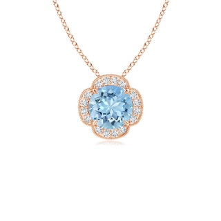 Round AAAA Aquamarine
