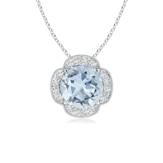 Round A Aquamarine