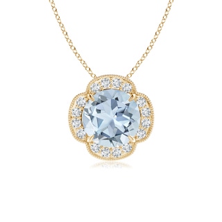 Round A Aquamarine