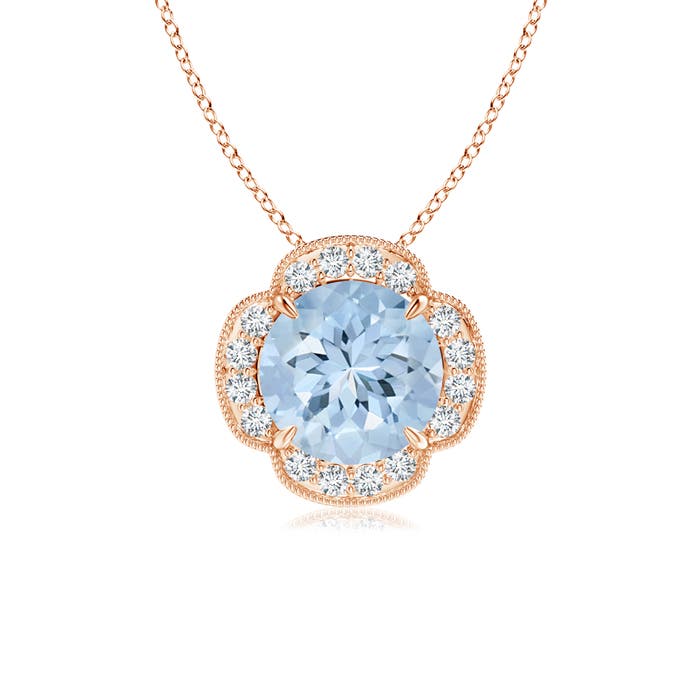 AA - Aquamarine / 1.76 CT / 14 KT Rose Gold