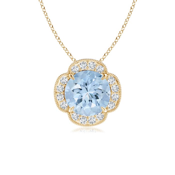 AA - Aquamarine / 1.76 CT / 14 KT Yellow Gold