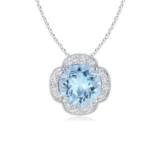 Round AAA Aquamarine