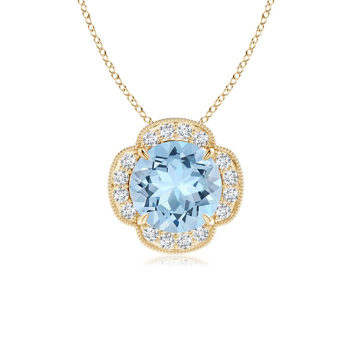 AAA - Aquamarine / 1.76 CT / 14 KT Yellow Gold