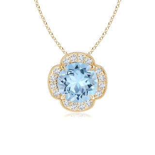 Round AAA Aquamarine