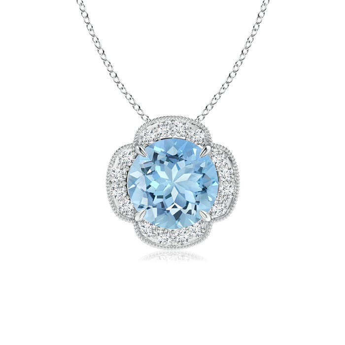 AAAA - Aquamarine / 1.76 CT / 14 KT White Gold