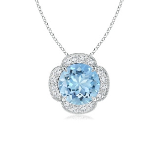 Round AAAA Aquamarine