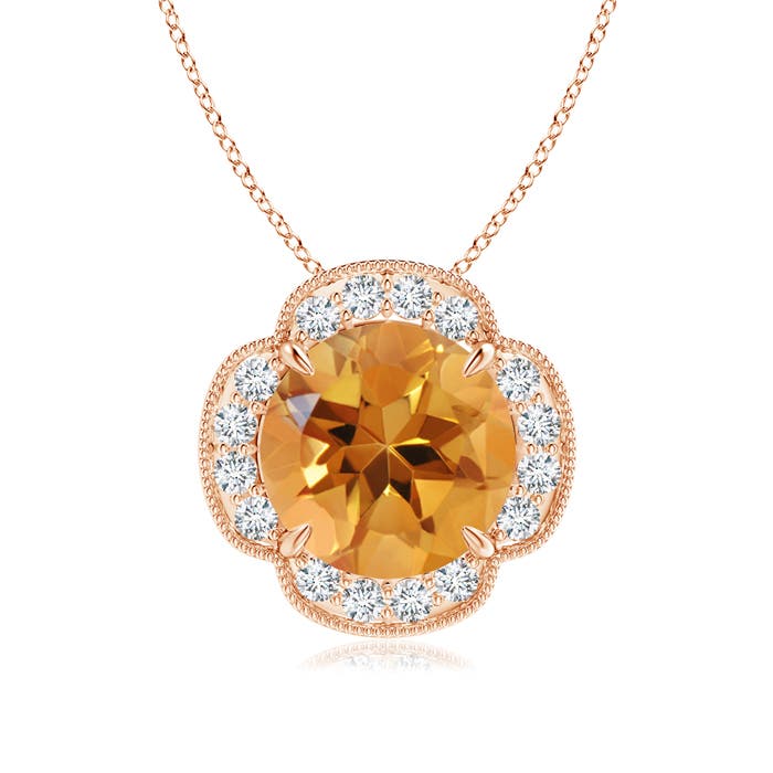 AA - Citrine / 3.49 CT / 14 KT Rose Gold