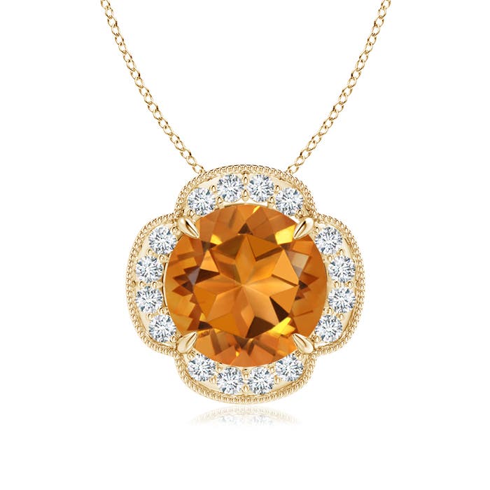 AAA - Citrine / 3.49 CT / 14 KT Yellow Gold