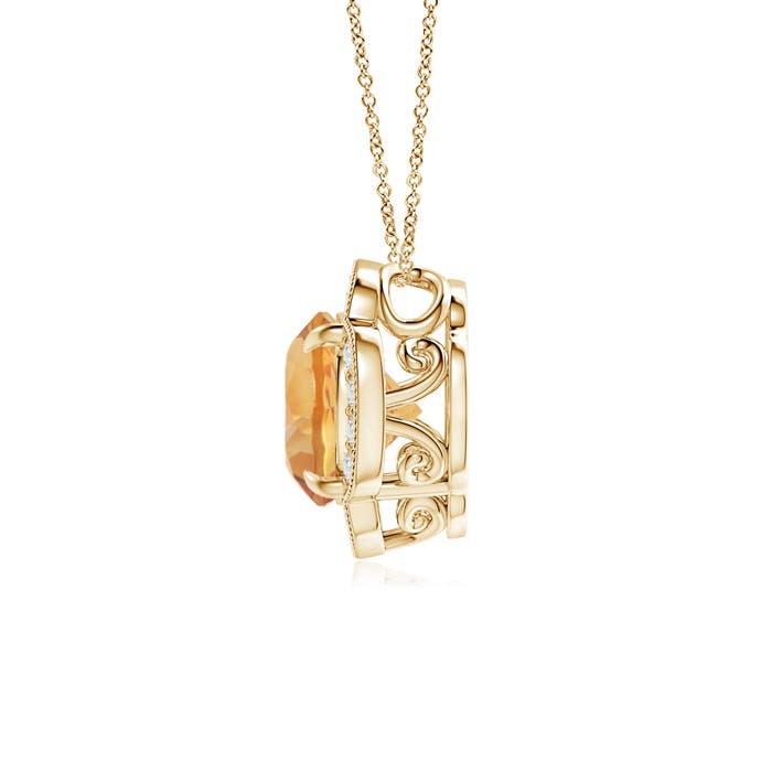 A - Citrine / 1.86 CT / 14 KT Yellow Gold