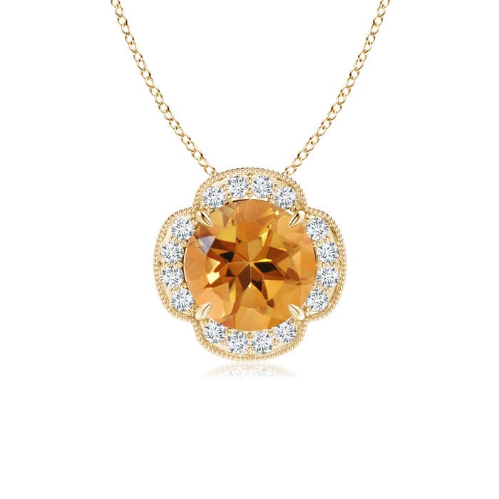 AA - Citrine / 1.86 CT / 14 KT Yellow Gold