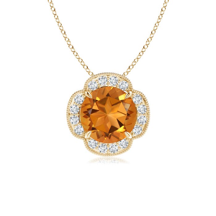 AAA - Citrine / 1.86 CT / 14 KT Yellow Gold