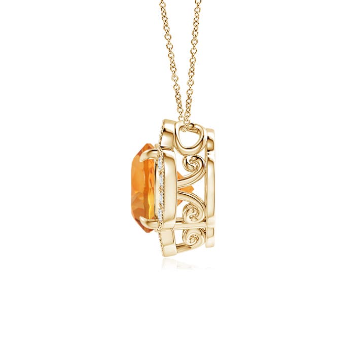 AAA - Citrine / 1.86 CT / 14 KT Yellow Gold