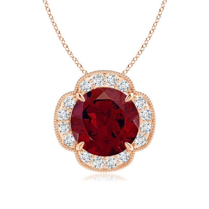 AA - Garnet / 4.79 CT / 14 KT Rose Gold