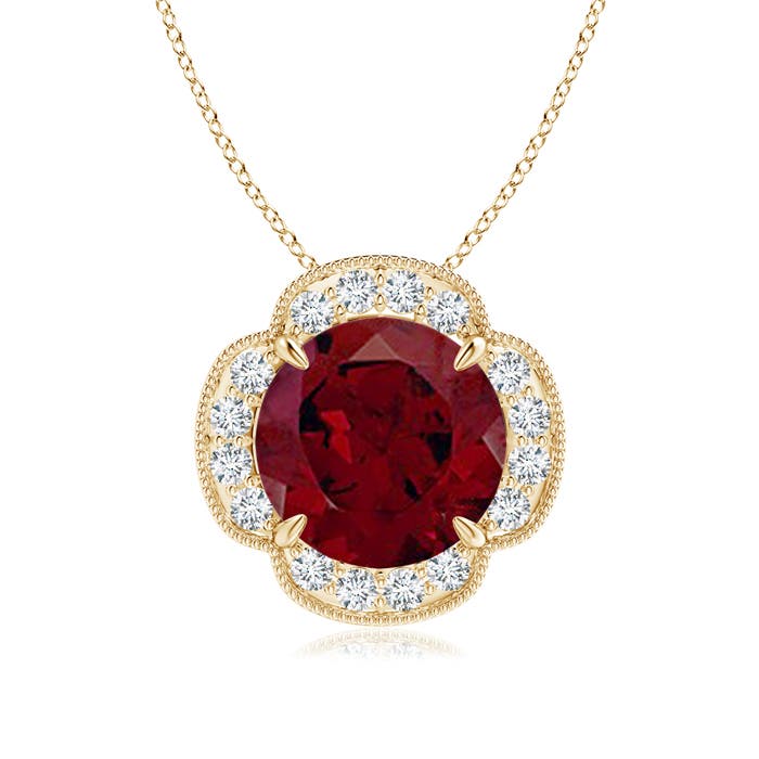 AA - Garnet / 4.79 CT / 14 KT Yellow Gold