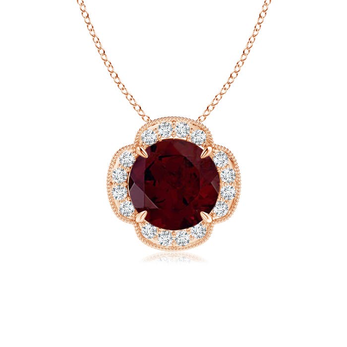 A - Garnet / 2.36 CT / 14 KT Rose Gold