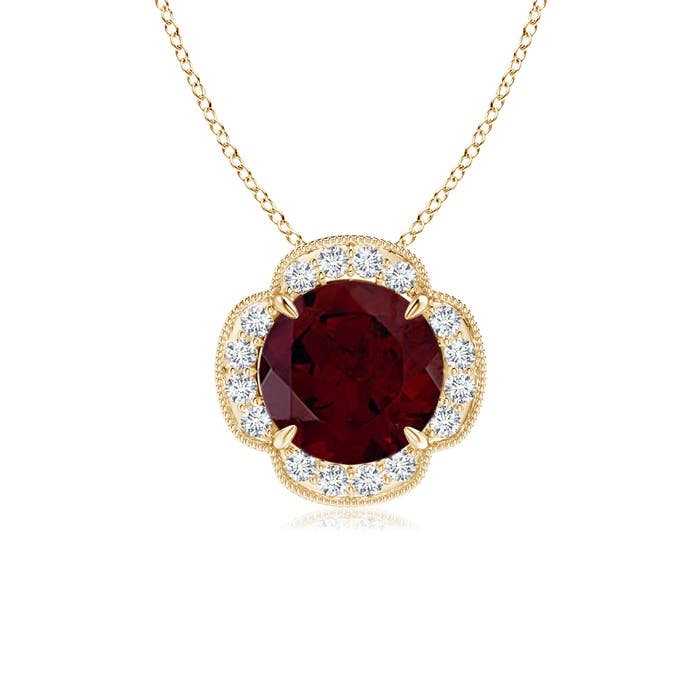 A - Garnet / 2.36 CT / 14 KT Yellow Gold