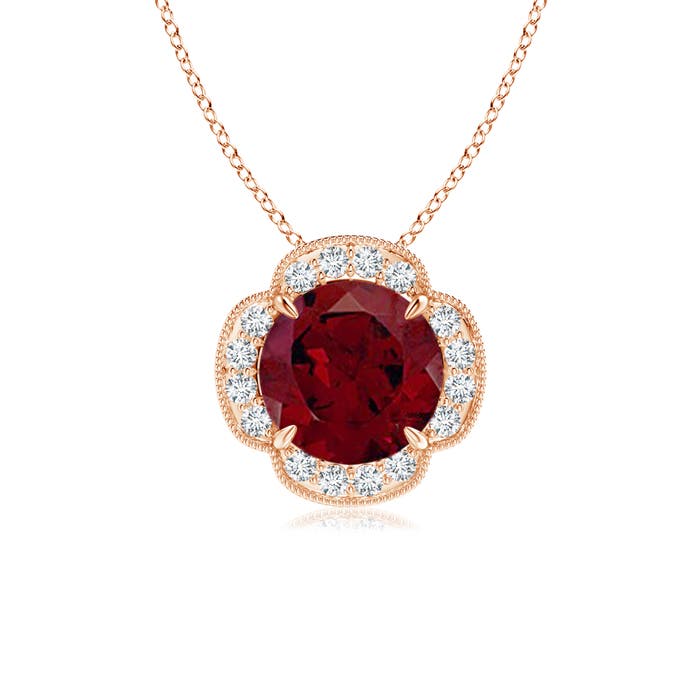 AA - Garnet / 2.36 CT / 14 KT Rose Gold