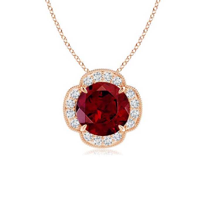 AAA - Garnet / 2.36 CT / 14 KT Rose Gold