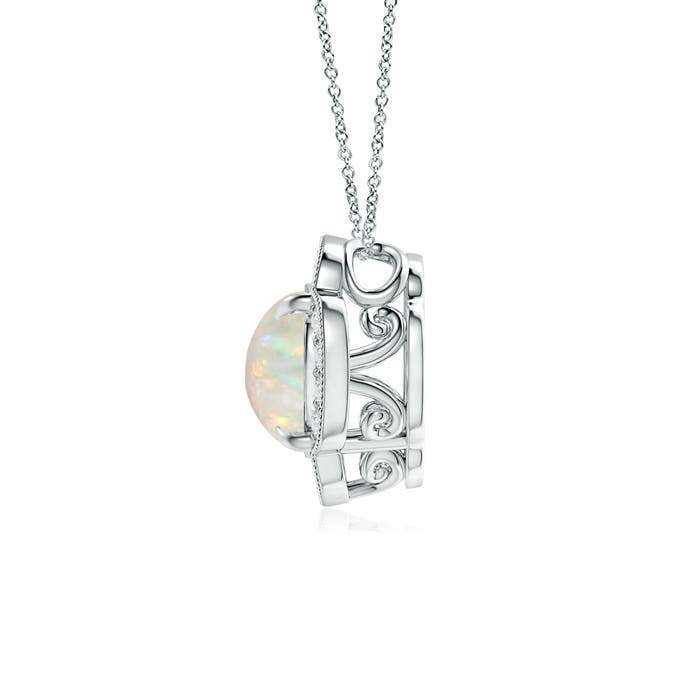 AAA - Opal / 1.31 CT / 14 KT White Gold