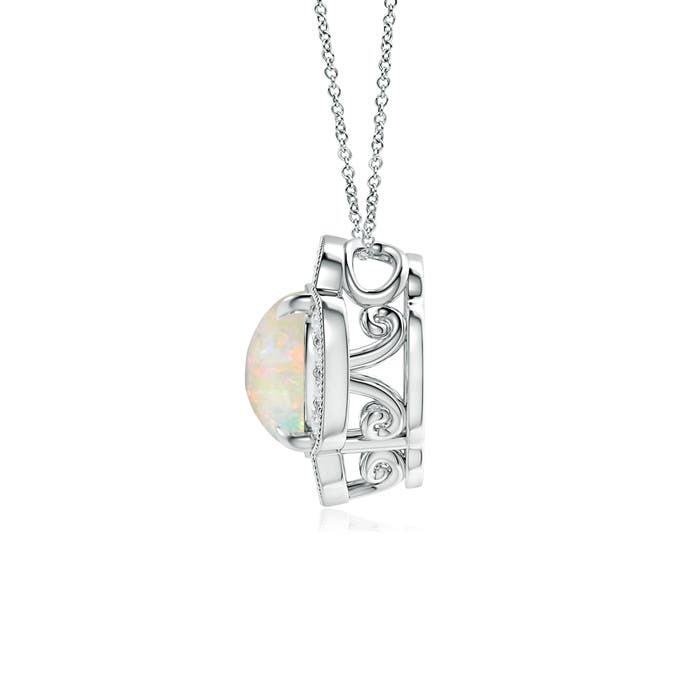 AAAA - Opal / 1.31 CT / 14 KT White Gold