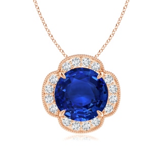 Round AAA Blue Sapphire