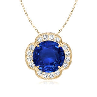 Round AAA Blue Sapphire
