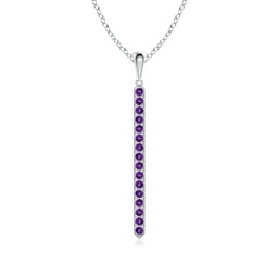 Amethyst Dangle Necklaces