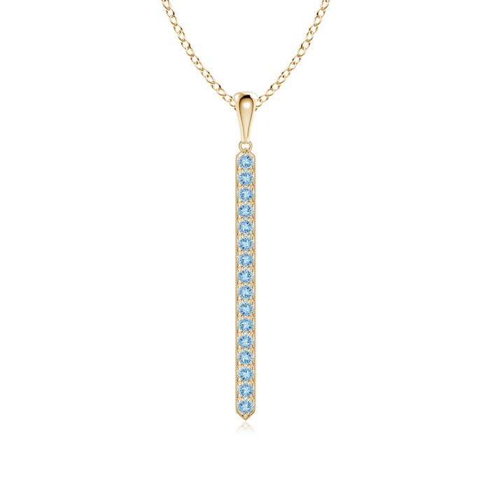 AAA - Aquamarine / 0.48 CT / 14 KT Yellow Gold