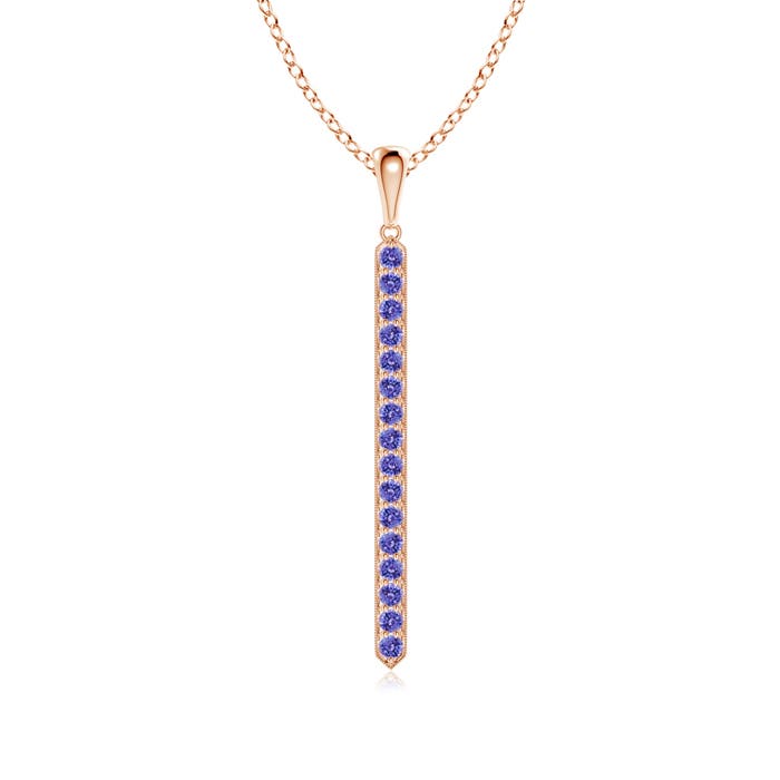 AAA - Tanzanite / 0.64 CT / 14 KT Rose Gold