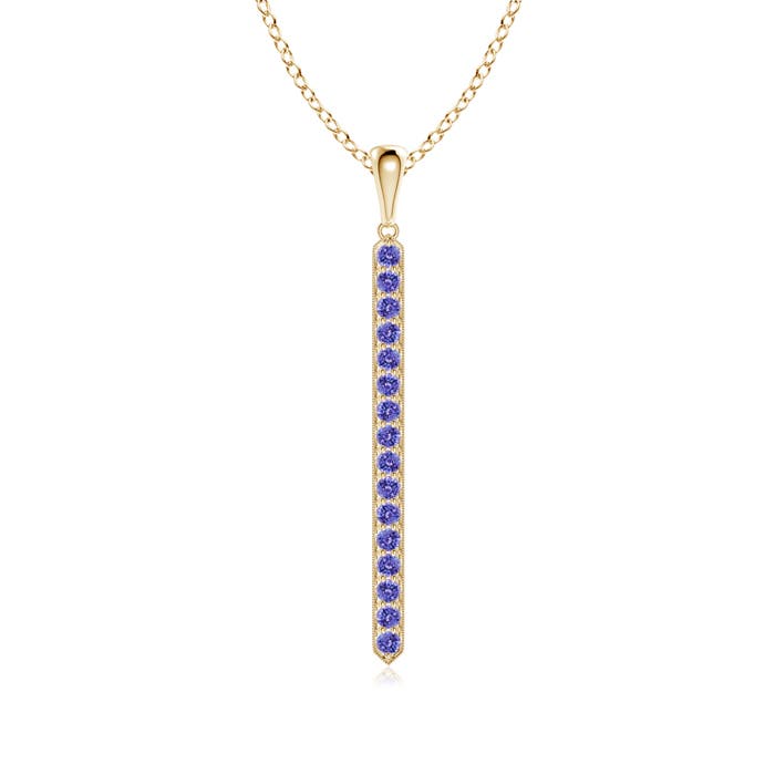 AAA - Tanzanite / 0.64 CT / 14 KT Yellow Gold