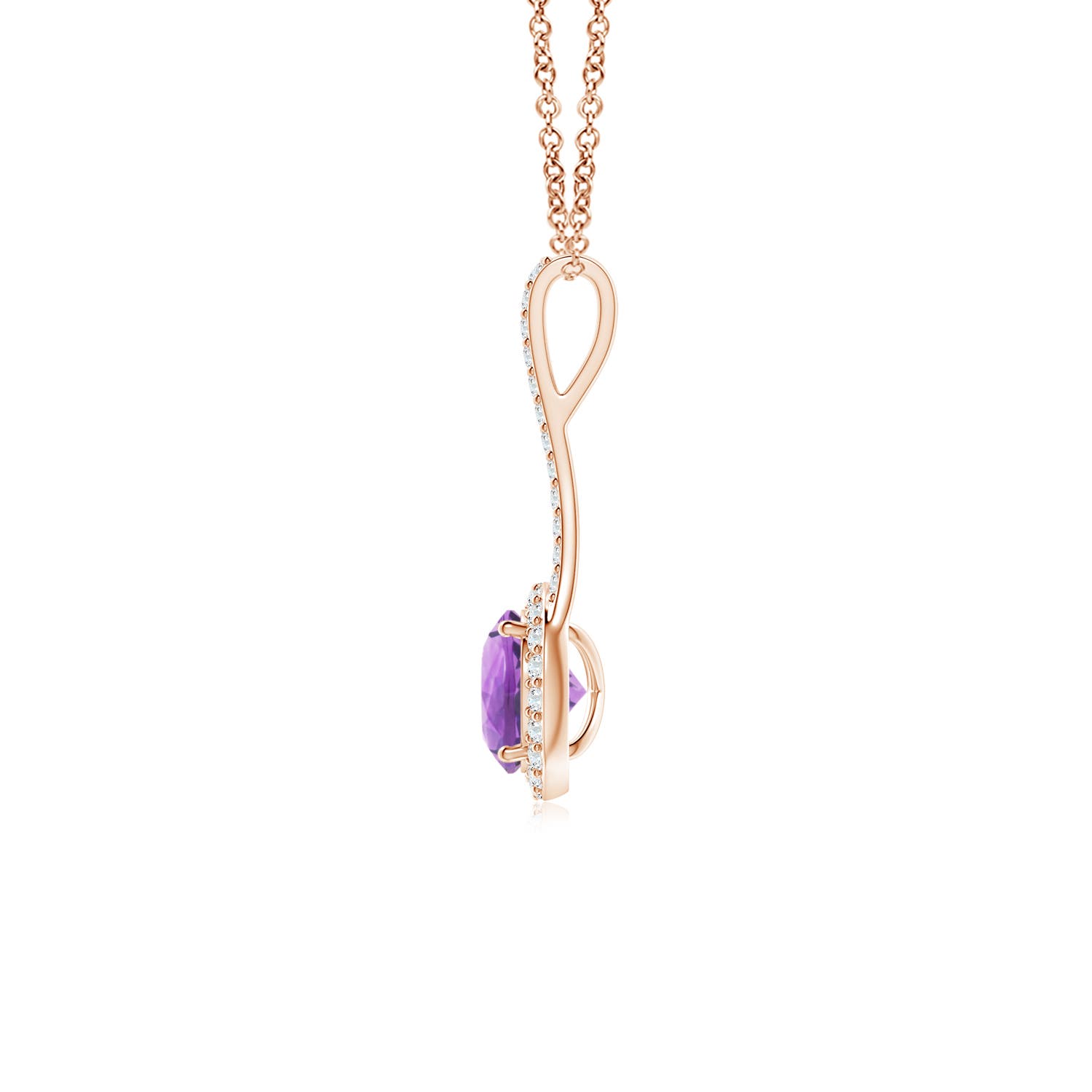 A - Amethyst / 1.02 CT / 14 KT Rose Gold