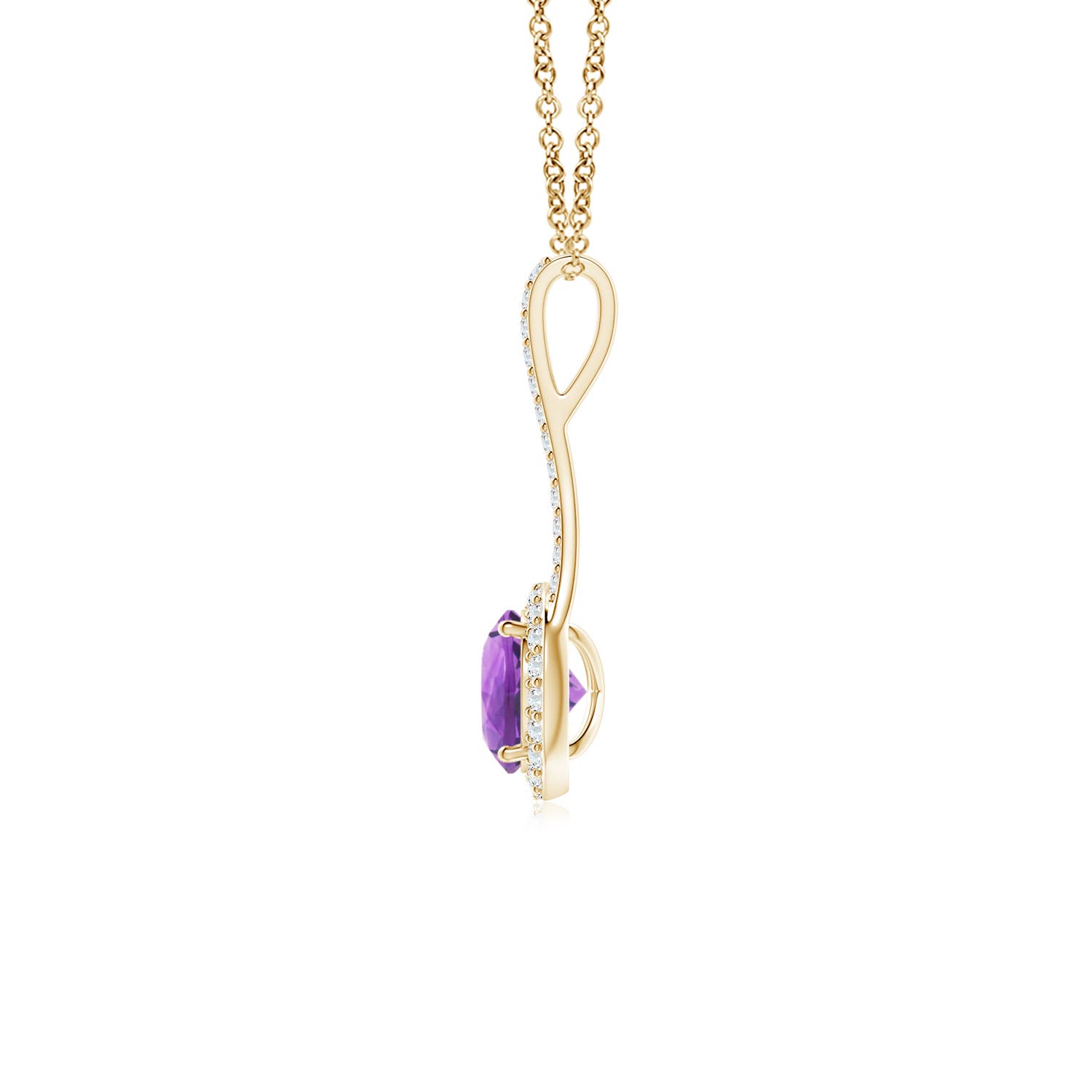 AA - Amethyst / 1.02 CT / 14 KT Yellow Gold