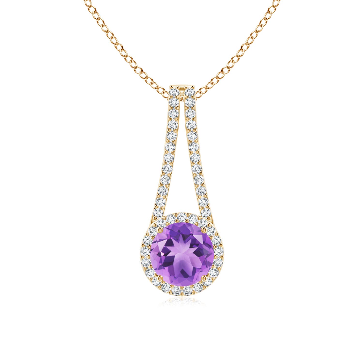 A - Amethyst / 1.42 CT / 14 KT Yellow Gold