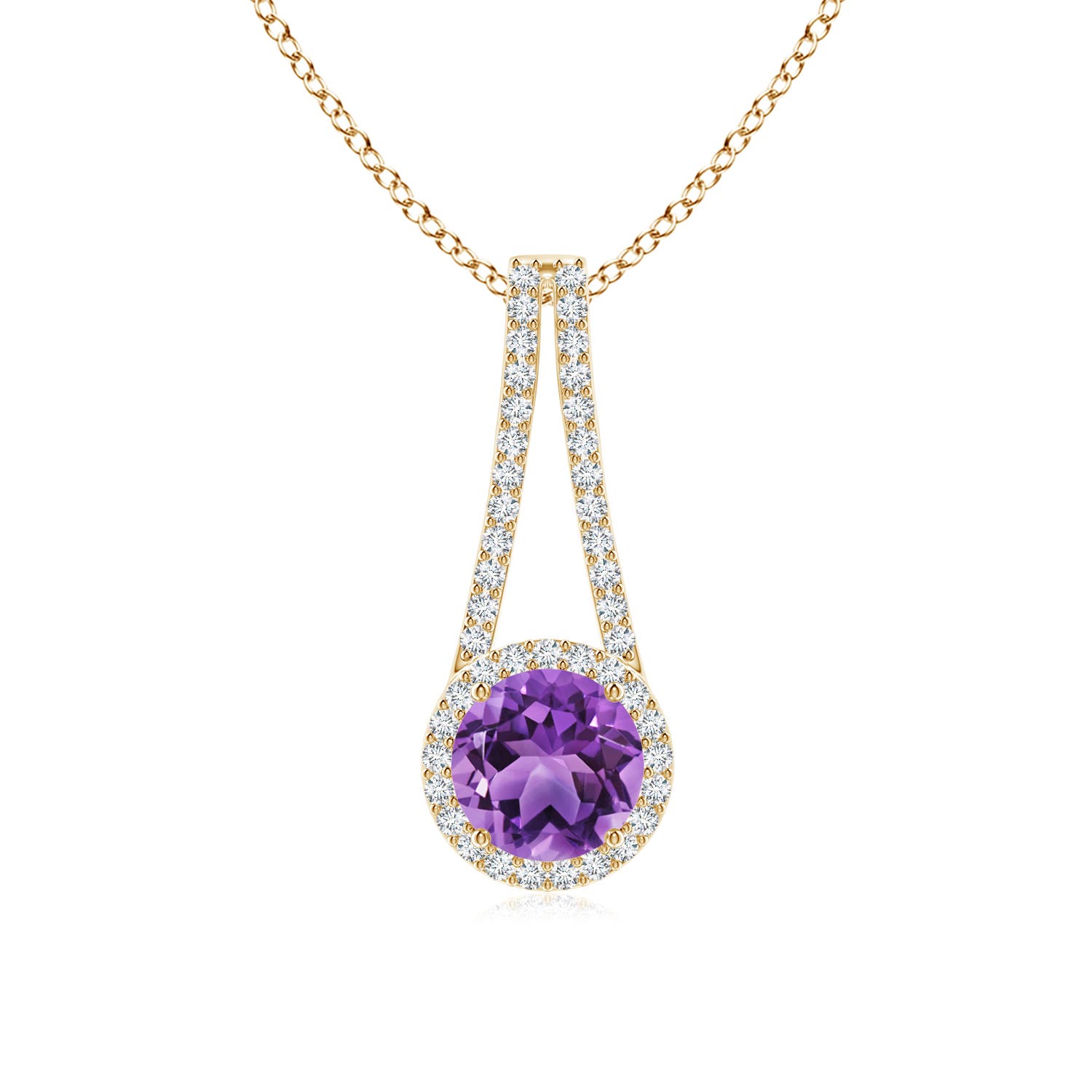 AA - Amethyst / 1.42 CT / 14 KT Yellow Gold