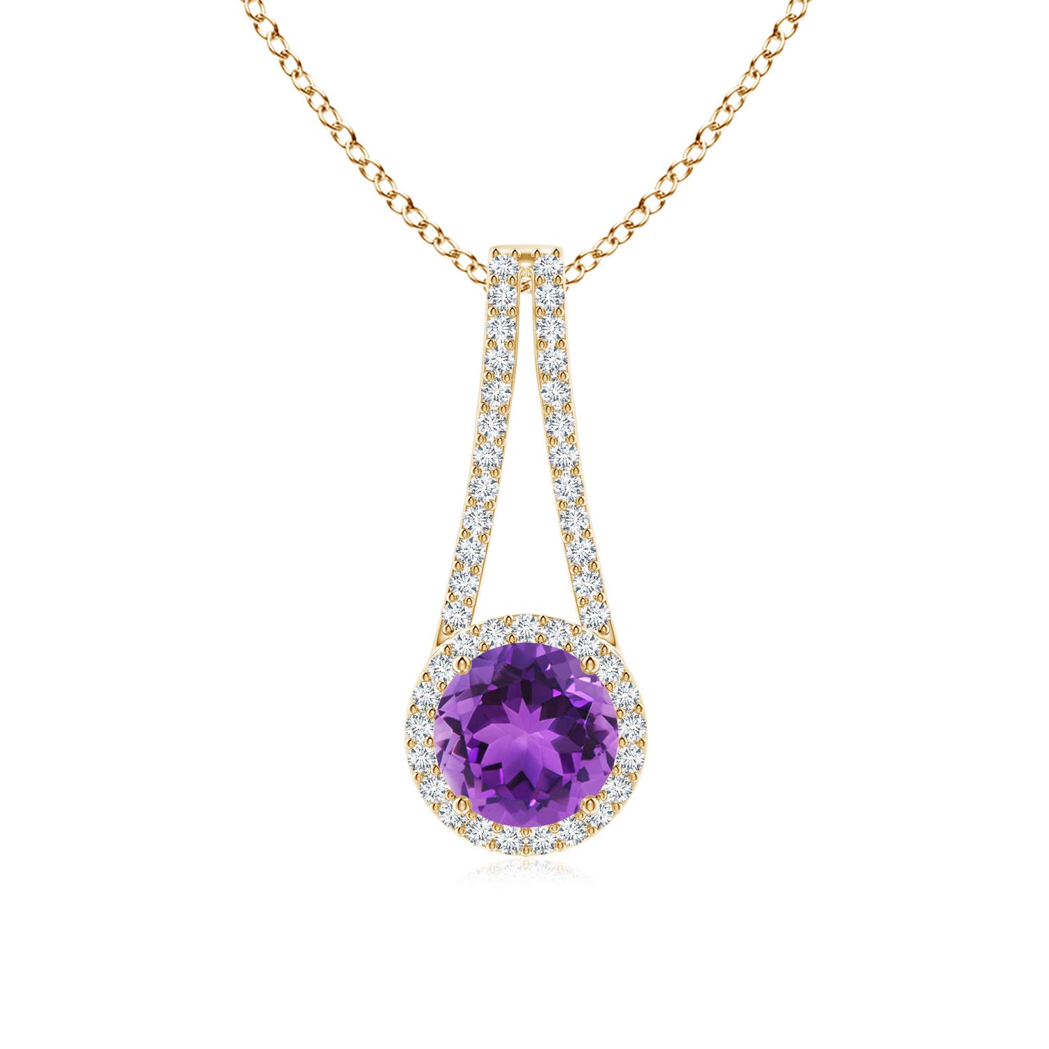 AAA - Amethyst / 1.42 CT / 14 KT Yellow Gold