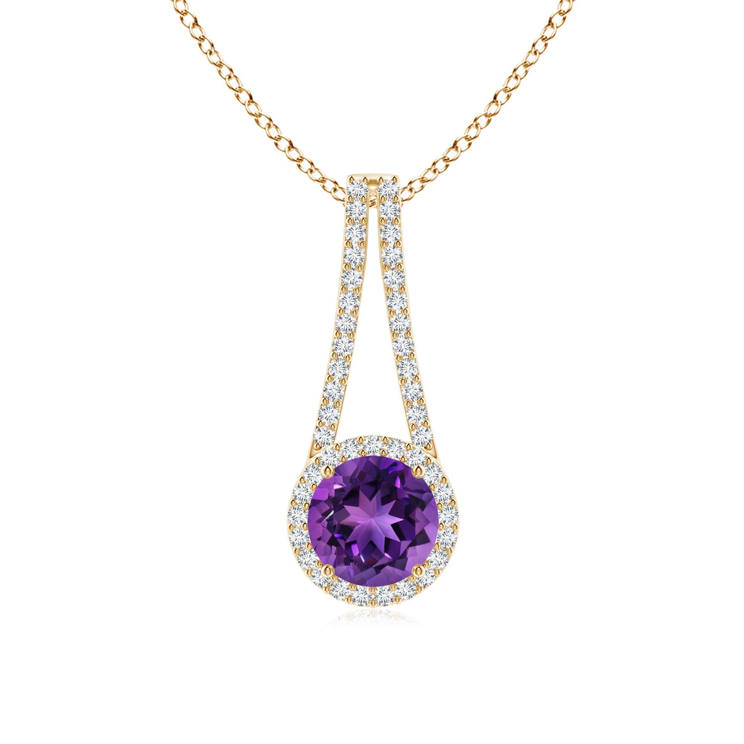 AAAA - Amethyst / 1.42 CT / 14 KT Yellow Gold